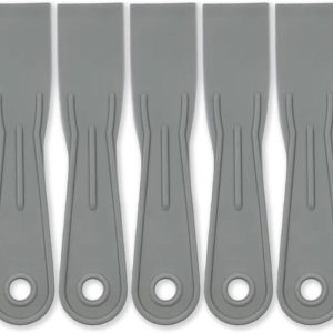 5 Pack Flexible Paint Scraper - Spackle Tool Set, Plastic Putty Knife Scraper, Spreader for Walls & Ceilings - Image 1