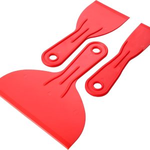 Plastic Putty Knives 3-Pack: 1-1/2", 3", 6" , 3 Pcs Putty Knife - Image 1