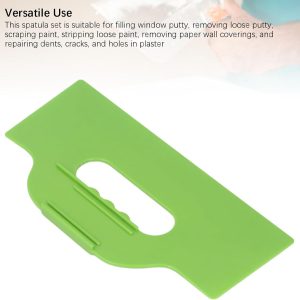 Plastic Putty Spatula Flexible 5PCS 10 Inch Putty Spatulas Flexible Plastic Paint Scraper Set for Drywall Spackling Patching Painting - Image 2
