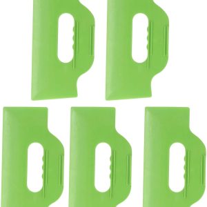 Plastic Putty Spatula Flexible 5PCS 10 Inch Putty Spatulas Flexible Plastic Paint Scraper Set for Drywall Spackling Patching Painting - Image 1